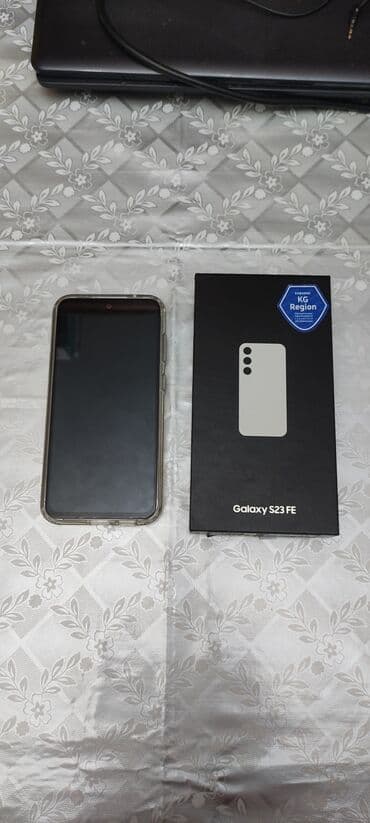 Скупка техники: Samsung Galaxy S23 FE, Б/у, 256 ГБ, цвет - Белый, 2 SIM — 2