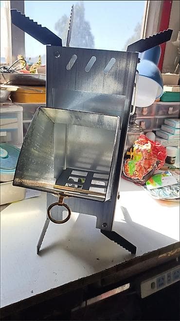 куплю лотки: Портативная печь-ракета (rocket stove) для кемпинга и готовки на — 7