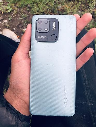 авто видеокамера: Redmi, Redmi 10C, Б/у, 128 ГБ, цвет - Голубой, 2 SIM — 1