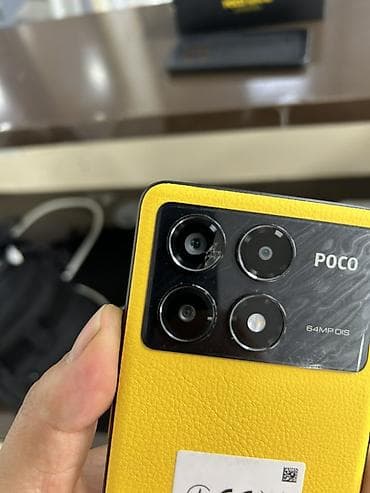смарт часа: Poco X6 Pro, Б/у, 256 ГБ, цвет - Желтый, 2 SIM — 4