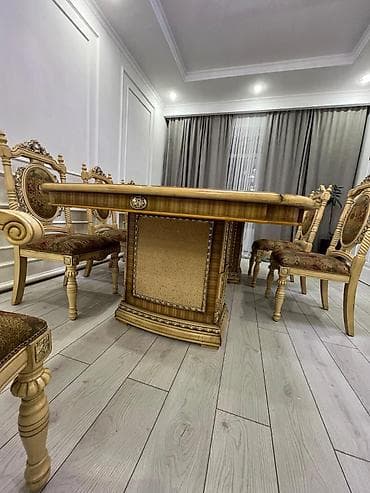 золотое: Стол и стул для зала, цвет - Золотой — 7
