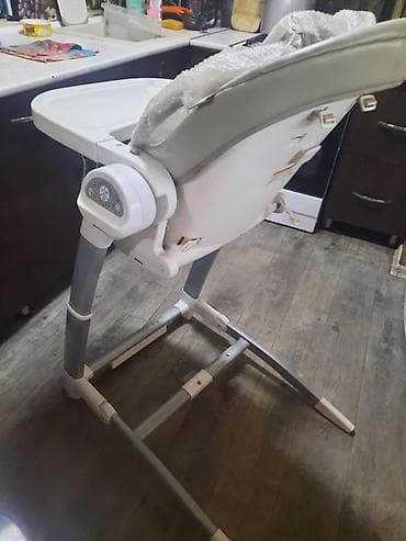 электрокачели: Детский стульчик‑качели 2‑в‑1 - Многофункциональный: трансформируется — 2