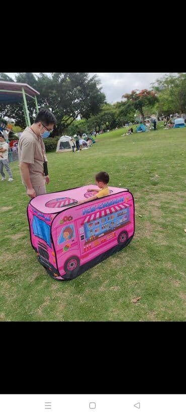 детская одежда оптом от производителя: Игровые палатки палатка полицейская машина палатка пожарная машина — 4