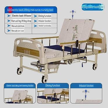 коврик массажный: Медицинская кровать с матрасом и туалетом, новые 24/7 доставка — 5