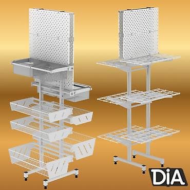 торговл: Стеллаж Дисплей торговый напольный, Дисплей перфорированный с — 3