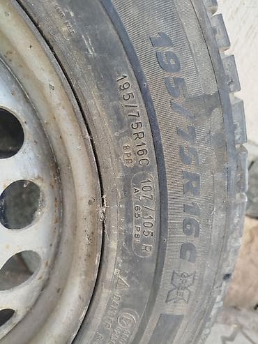 Шиналар жана дисктер: Шиналар 195 / 75 / R 16, 1 даана, Жеңил коммерциялык транспорт (C/LT), Michelin — 2