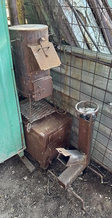 газовая печь: Здравствуйте!продаю котел буржуйка и т д Отдам все за 10000 Все новое — 5