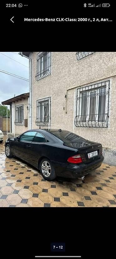 Унаа сатуу: Mercedes-Benz CLK-Class: 2000 г., Автомат, Бензин — 2