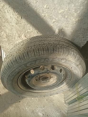 покрышки на грузовой: Колеса в сборе 195 / 70 / R 15, Лето, Б/у, 1 шт, Легкий коммерческий транспорт (C/LT), Железные, отверстий - 5 — 3