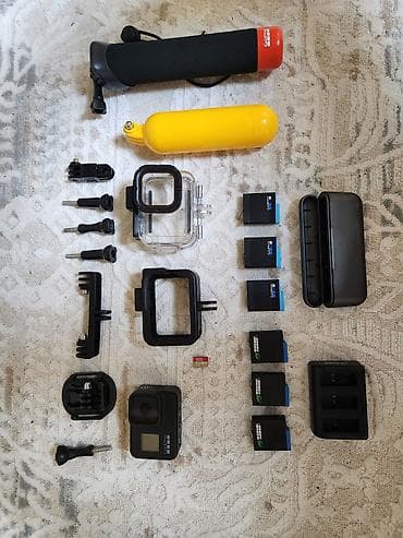 dji osmo action 4: Экшн‑камера GoPro HERO8 Black — комплект для съемки с множеством — 1