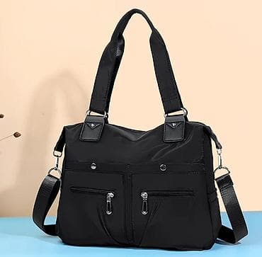 Сумки: Женская сумка-тоут с длинным ремнём - Формат: вместительная — 1