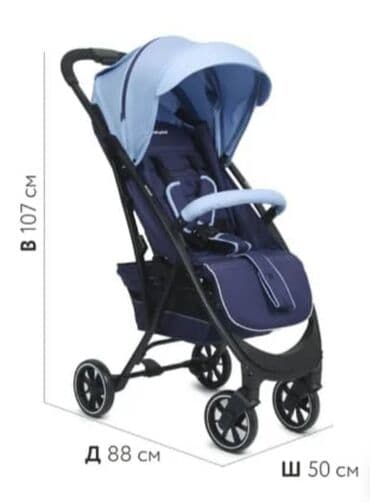 детские комплекты с mickey mouse: Коляска, цвет - Голубой, Новый — 3