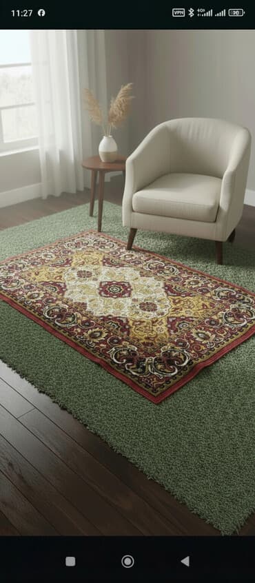 ковер на пол: Ковер 200 * Шерсть, Безналичная/наличная оплата — 1