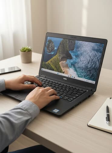офисные пк: Ноутбук, Dell, 8 ГБ ОЭТ, Intel Core i5, 14 ", Колдонулган, Жумуш, окуу үчүн, эс тутум SSD — 1
