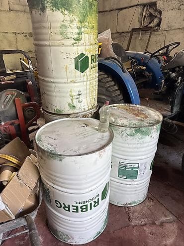 эмалированные бочки: Бочки RIBERG Bauchemie, промышленная тара 200 л - Металлические — 1