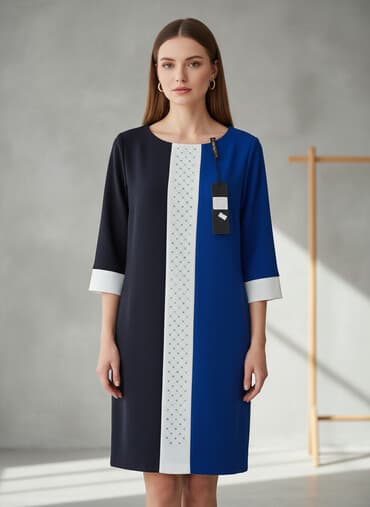 леопардовое платье в пол: Повседневное платье, Италия, Осень-весна, Короткая модель, Шелк, Прямое, L — 1