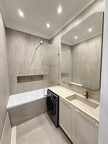 Продажа квартир: 2 комнаты, 75 м², Асанбай мкр Элитка, 1 этаж, Дизайнерский ремонт — 8