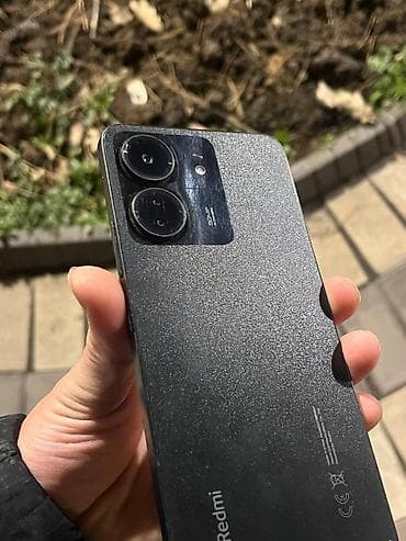 чехлы на редми: Redmi, Redmi 13C, Б/у, 256 ГБ, цвет - Черный, 1 SIM, 2 SIM — 3