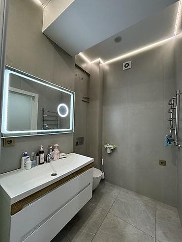 джал срочно: 2 комнаты, 45 м², Элитка, 8 этаж, Дизайнерский ремонт — 9