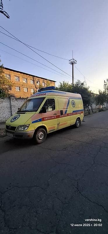 медицинское судно: Mercedes-Benz Спринтер: 2002 г., 2.2 л, Механика, Дизель, Фургон — 2