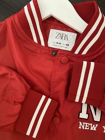 подростковые куртки: Бомбер, Осень-весна, С принтом, M, L — 2