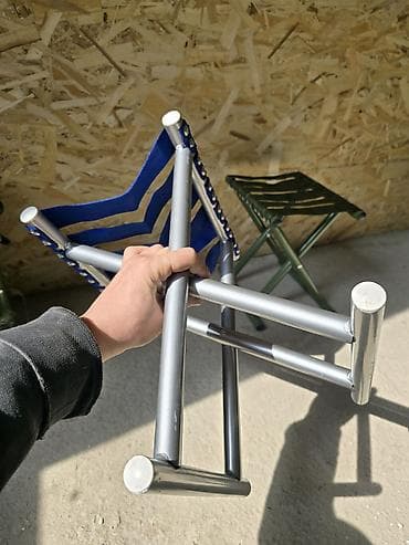 емкость нержавейка 100 л: Походный складной стул, Железо, цвет - Серебристый — 1