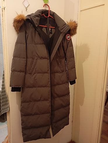 button пуховики женские: Пуховик, Длинная модель, Канада, Стеганый, M — 1