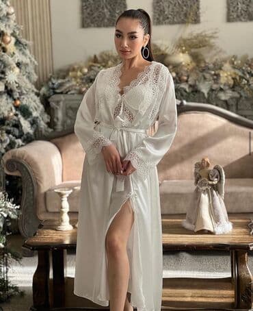 женские махровые халаты больших размеров: ⠀пеньюары двойки СО СКИДКОЙ! Вместо 2600 за 2000 сомов ⠀ Комплект — 4