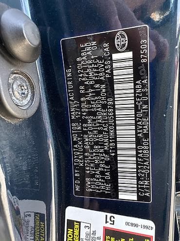 corolla 2016: Toyota Camry: 2018 г., 2.5 л, Автомат, Бензин, Седан — 4