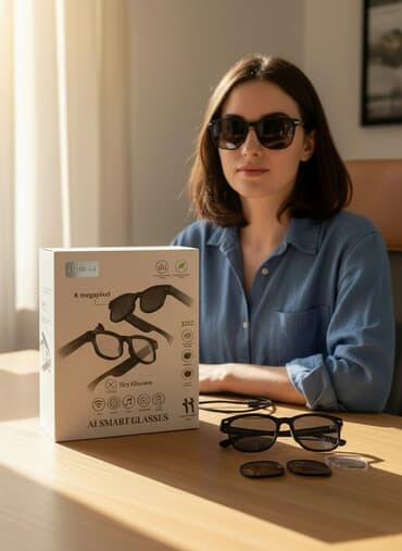 купить очки для компьютера: AI умные очки AIMB-GI с камерой оплата при получении после проверки — 1