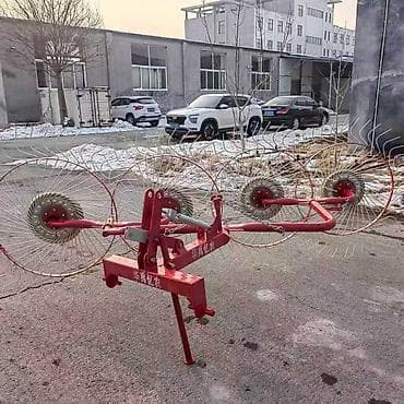 Грабли ворошилки: Грабли-ворошилки колесные (солнечного типа), навесные на трактор — 2