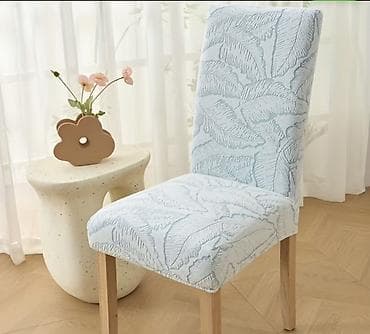 чехлы на стулья: Продаются Чехлы на стулья с высокой спинкой - Эластичные — 9