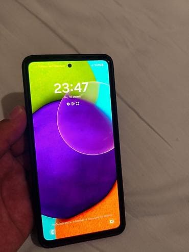 galaxy watch 7: Samsung Galaxy A52, Б/у, 128 ГБ, цвет - Голубой, 2 SIM — 3