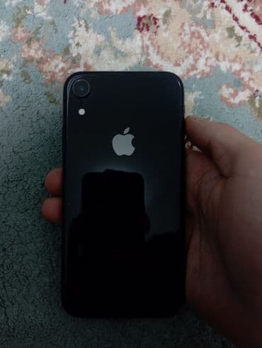 IPhone Xr, Б/у, 64 ГБ, Черный, 78 %