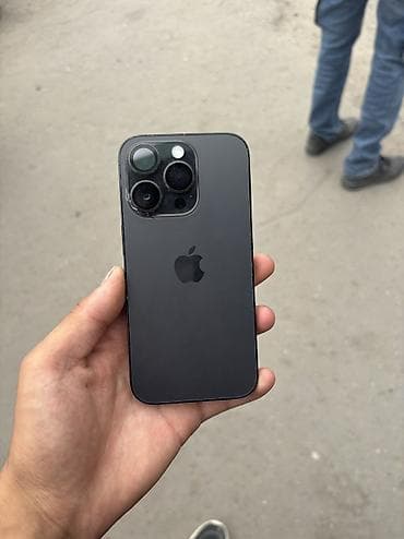IPhone 14 Pro, Б/у, 128 ГБ, Черный, 75 %