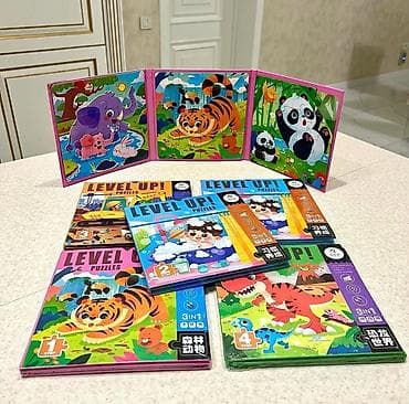solutions upper: Развивающие пазлы LEVEL UP! 3-в-1 для детей Магнитные книжки-пазлы - — 1