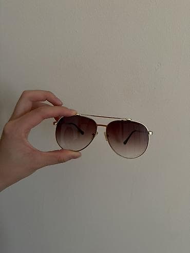 очки с накладками: Солнцезащитные очки очки, Унисекс, Авиатор, Линзы градиентные, Б/у — 3