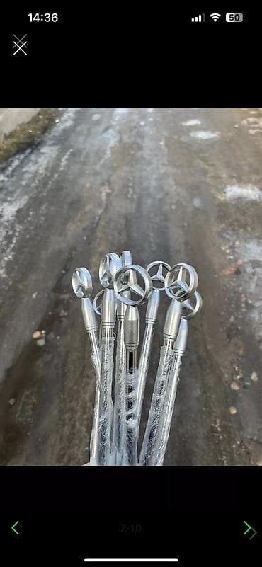 антенна авто: Флагшток Реплика Analog(габаритная антенна) Мерседес Мерс Mercedes — 2