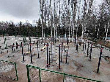 Уличный воркаут-комплекс для тренировок - Многофункциональная