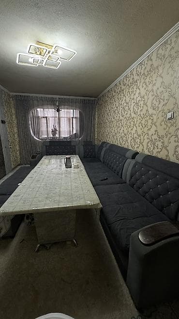 Комплект мягкой мебели, Б/у, цвет - Серый