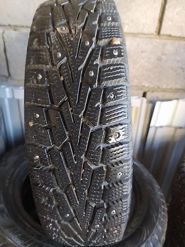 winter: Шины 155 / 70 / R 13, Зимняя шипованная, Б/у, Комплект, Легковые, Accelera — 1