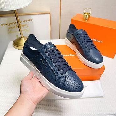 фирменные: Мужские кроссовки, 41.5, SANTINI, Новый, цвет - Синий — 2