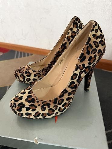 леопарда: Туфли-лодочки Ussaro с леопардовым принтом - Модель: классические — 1