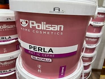 Краска Polisan Perla для внутренних работ, созданная на силиконовой at lalafo.kg Краска Polisan Perla для внутренних работ, созданная на силиконовой