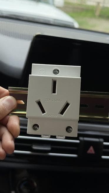 Розетка на родные зарядки Китайских электромобилей DIN-рейку, тип