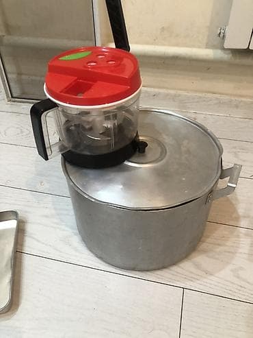 буу кухуный: Алюминиевая кастрюля/казан с крышкой - Материал: алюминий, литая — 1