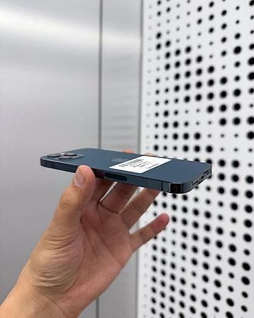 iphone mini: IPhone 12 Pro, Б/у, 256 ГБ, Pacific Blue, Защитное стекло, Чехол, В рассрочку, 77 % — 4