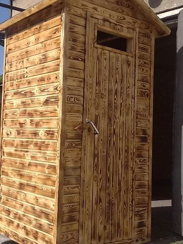 уличная: Туалетная кабинка, будка, Материал: Дерево — 6