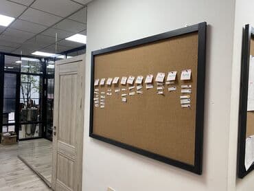 пробковые доски для офисов: Пробковые доски под заказ. 1)Собственное производство. Материал — 2
