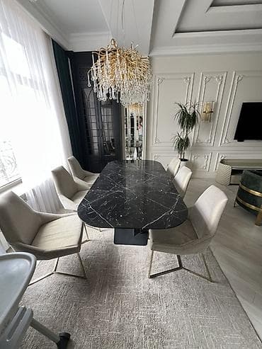 stol: Стол и стул для зала, Новый, Самовывоз, цвет - Черный — 3